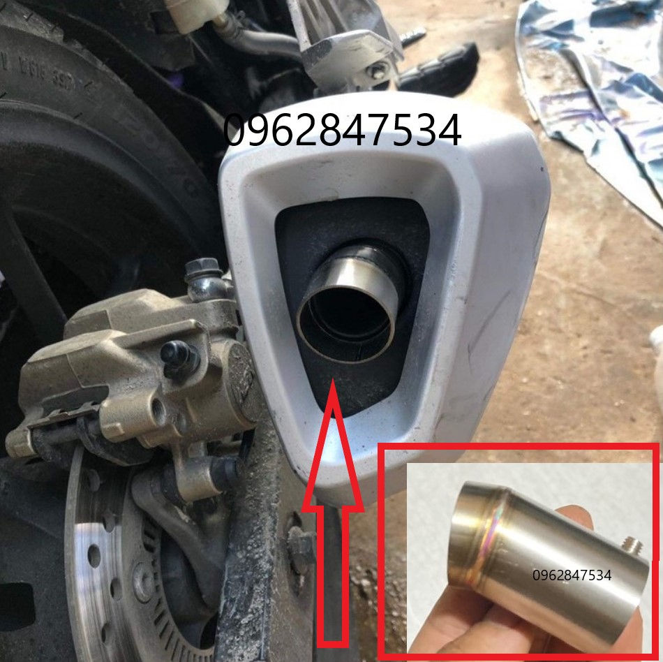 Chụp pô Winner X  innox 304 2020 Chụp ống xả tặng kèm ốc để lắp