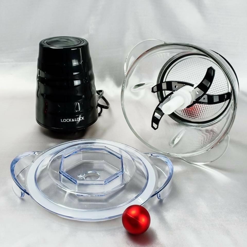 Máy Xay Thịt Cối Thủy Tinh LocknLock EJM156BLK
