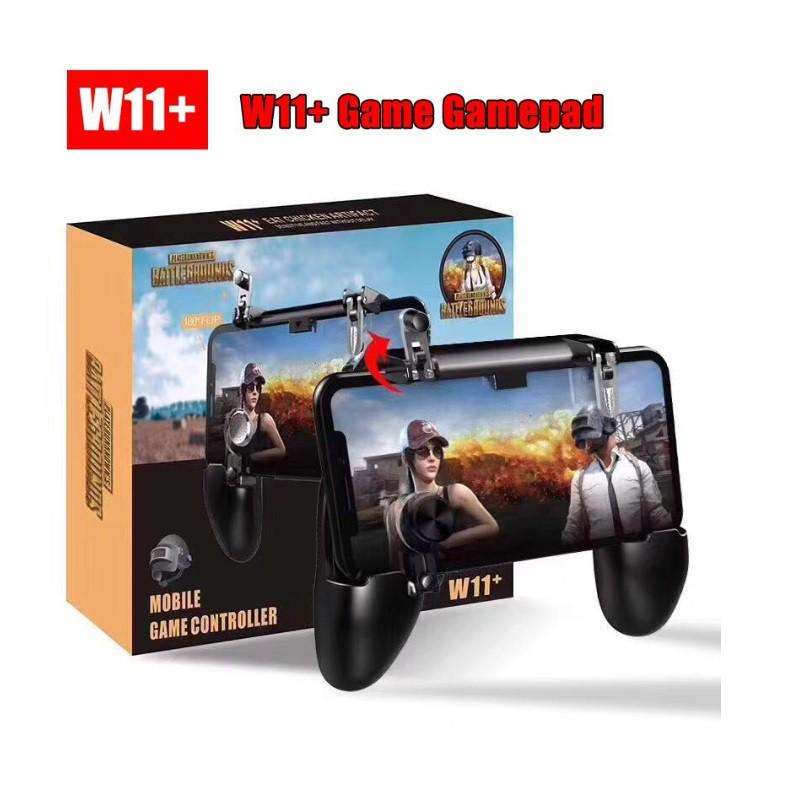 FREESHIP MAX – Tay Cầm Chơi Game Điện Thoại Di Động W11  Pubg Tay Cầm Chơi Game Không Dây Cho Iphone Android – MUABANNHANH 24H