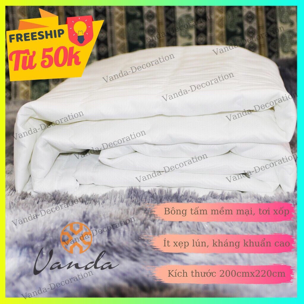 Ruột chăn hè bông tấm mỏng cao cấp Vanda 1,2kg