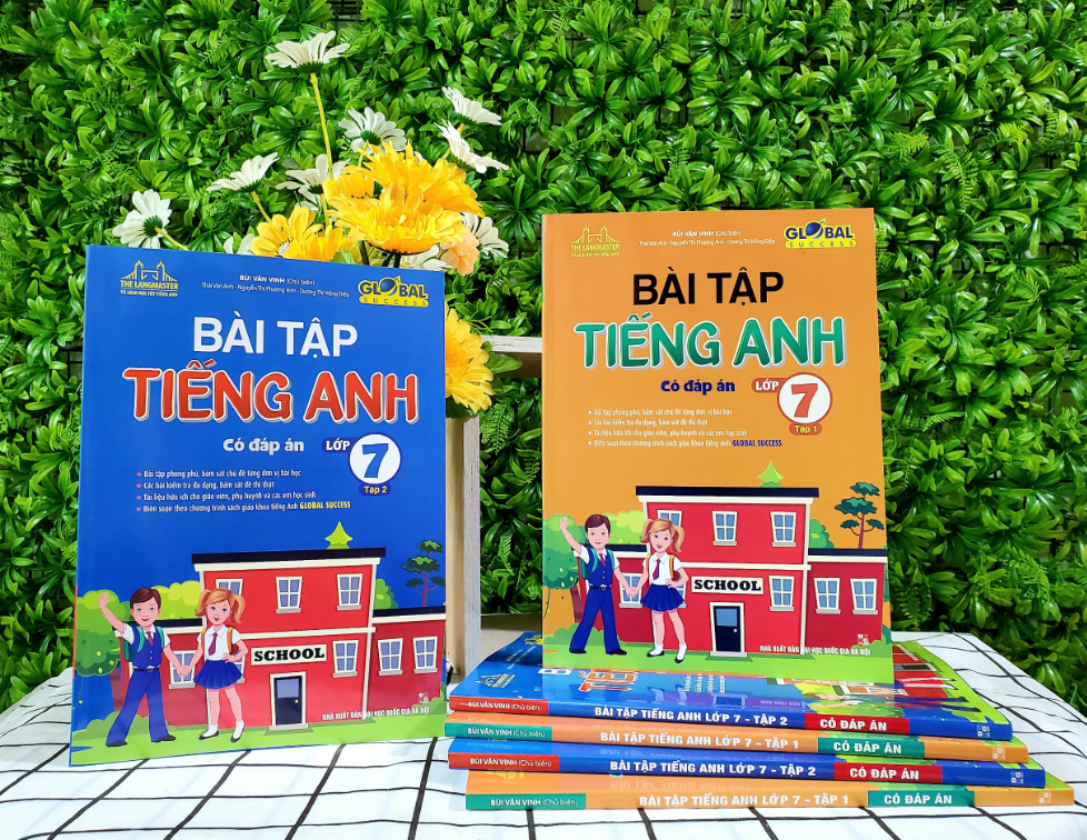 Sách - global success - combo bài tập tiếng anh lớp 7 tập 1 + tập 2