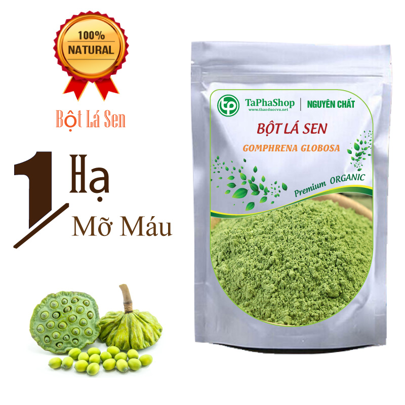 Bột Lá Sen 100g - Thảo Dược Tấn Phát