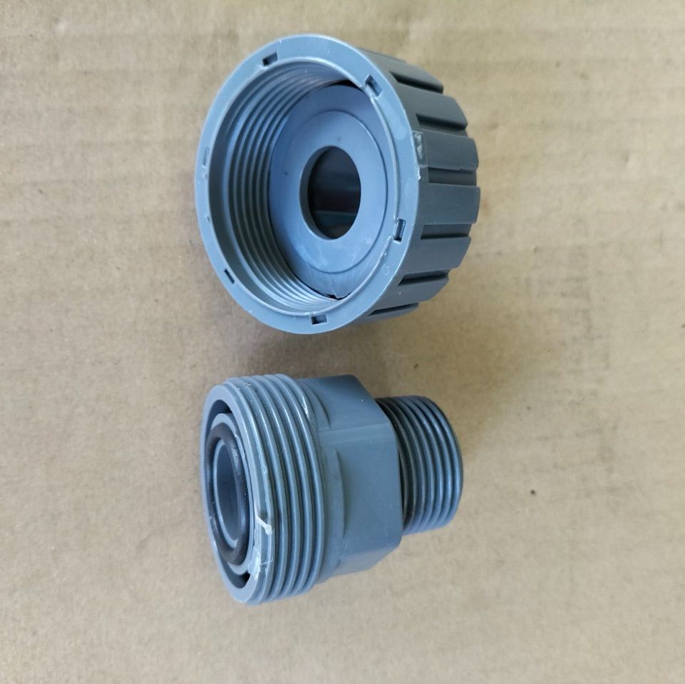 Ren máy bơm liền rắc co(rắc co ren ngoài 34 ra ống pvc 27,34)