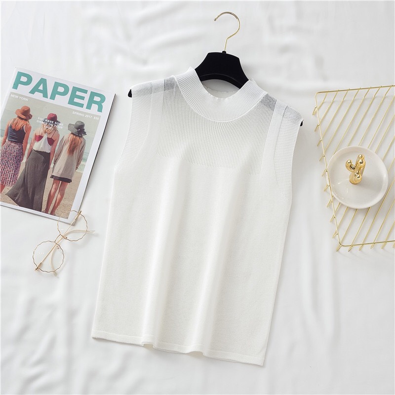ao len nữ- áo len mặc trong vest
