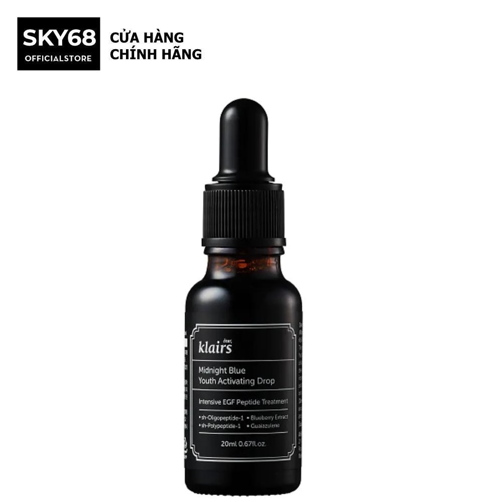 Tinh Chất Phục Hồi Da Dear, Klairs Midnight Blue Youth Activating Drop 20ml