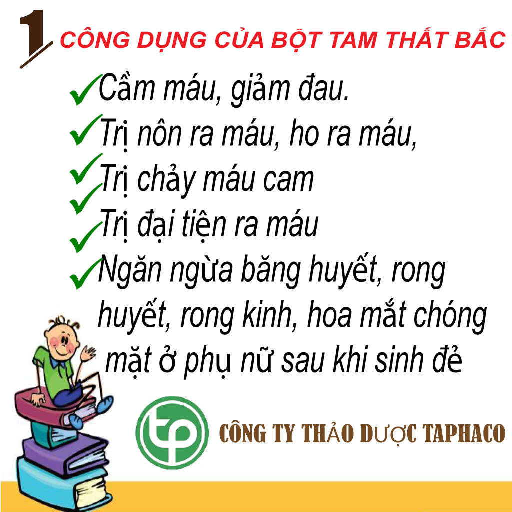 Bột tam thất bắc nguyên chất 100g