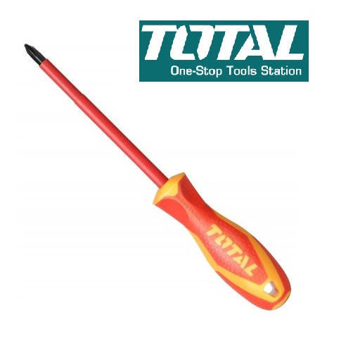 Tua vít bake cách điện PH0 x 60mm 1000V Total THTISPH060