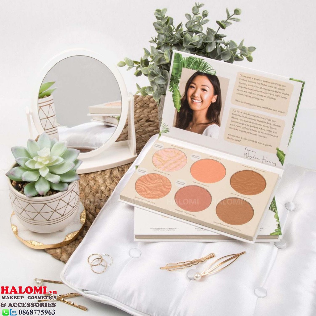 Phấn má hồng Physician Formula Butter Collection dừa Bronzer highlight HALOMI STORE