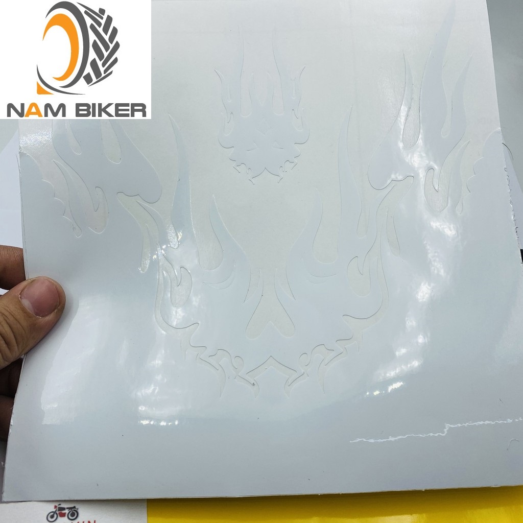 Decal dán dè trước sau xe máy (giá 1 cái)