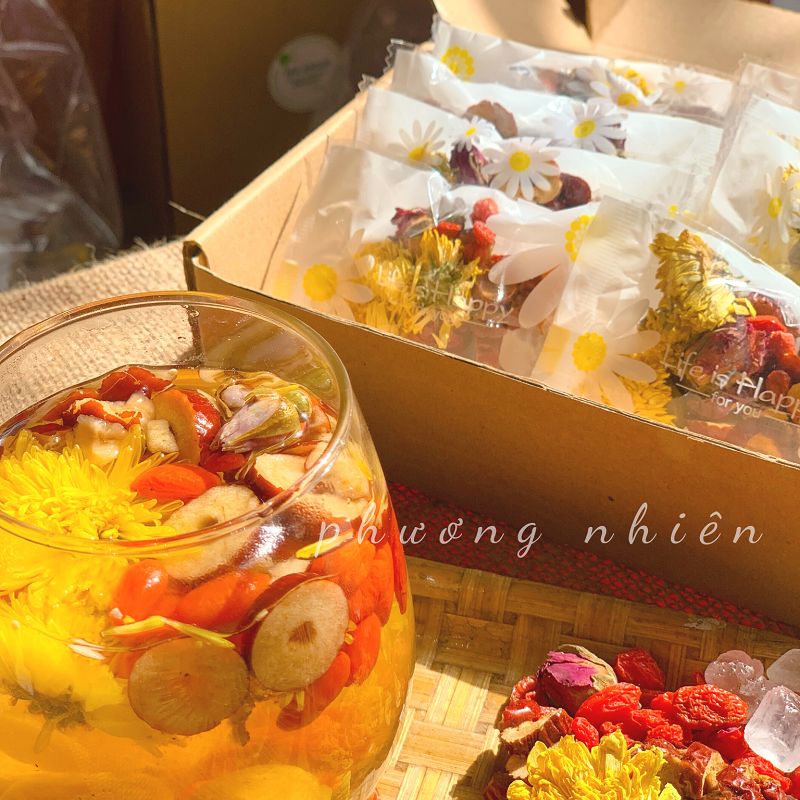 Pack of 30 Packs of 7 Herbal Chrysanthemum Tea - Clears Heat, Delicious to Drink