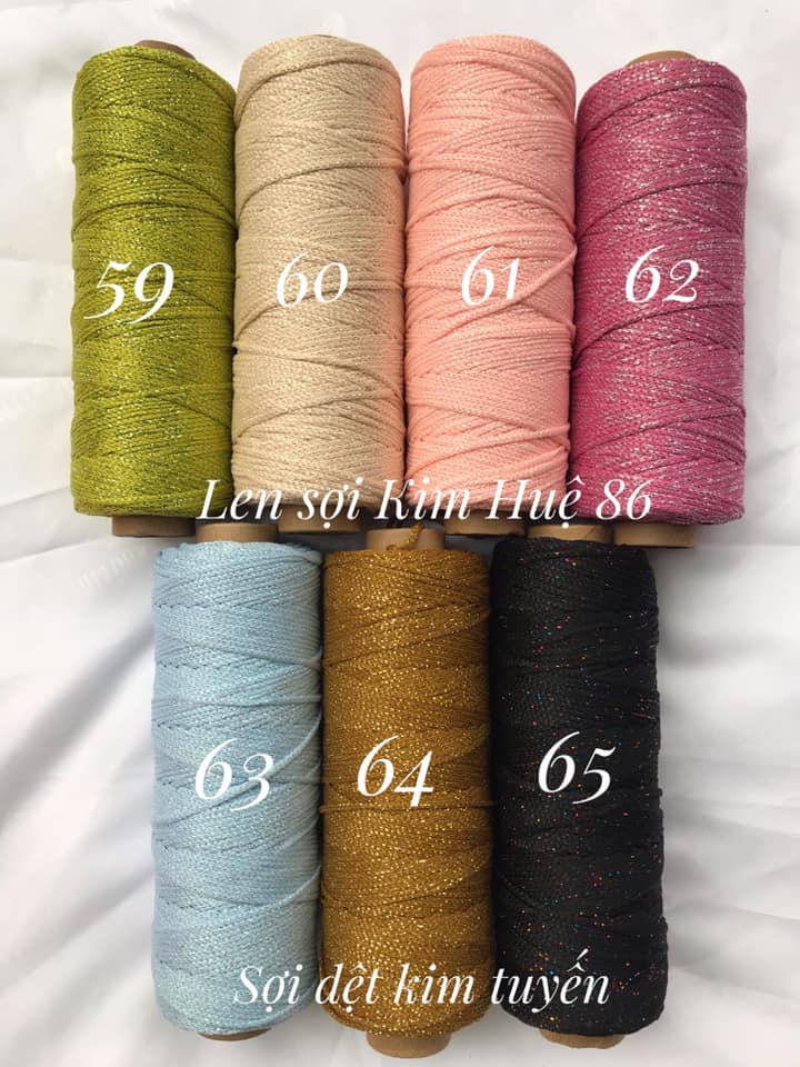 Sợi dệt kim tuyến (từ màu 01 đến màu 31)