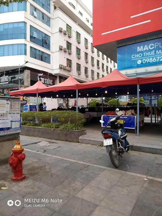 nhà bạt di động che mưa nắng 3x3