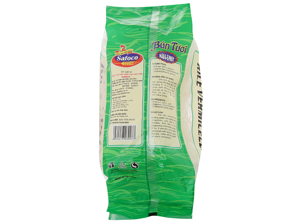 BÚN TƯƠI SAFOCO 300GR