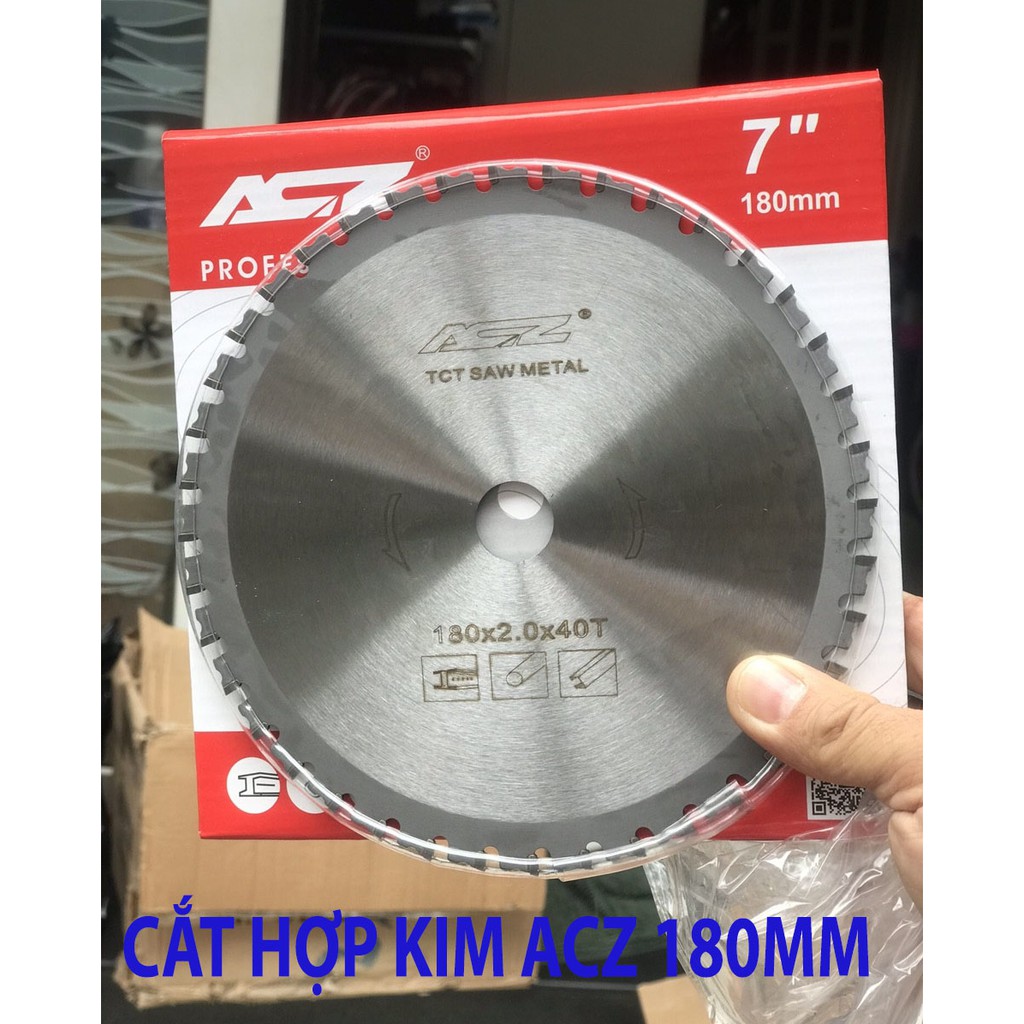 Lưỡi Cắt Sắt Hợp Kim 180Mm - Acz