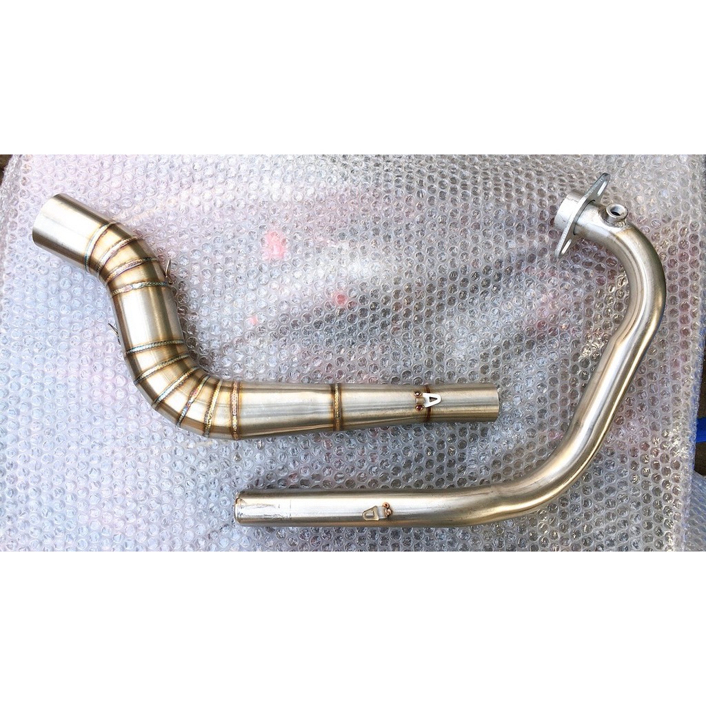 Cổ Pô From Drag gắn Raider Satria chuẩn inox 304 MỐI HÀN CỰC ĐẸP