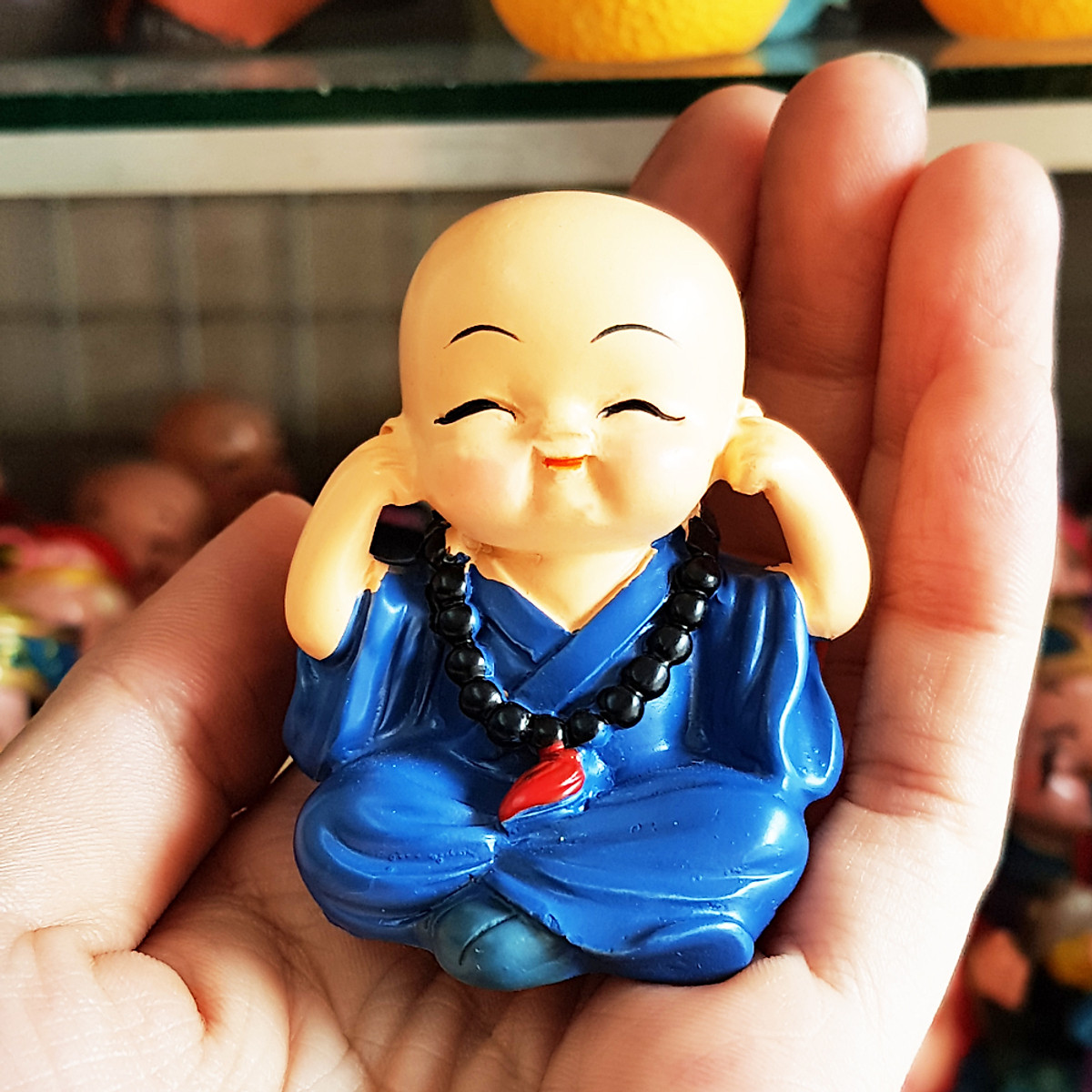 [HCM]Bộ tượng Tứ Không đeo xâu chuỗi 5cm