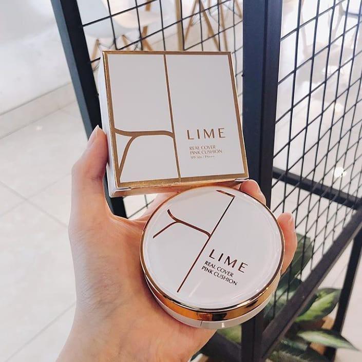 Phấn nước Lime Real Cover Pink Cushion SPF50+ PA+++ (Da dầu, da hỗn hợp)