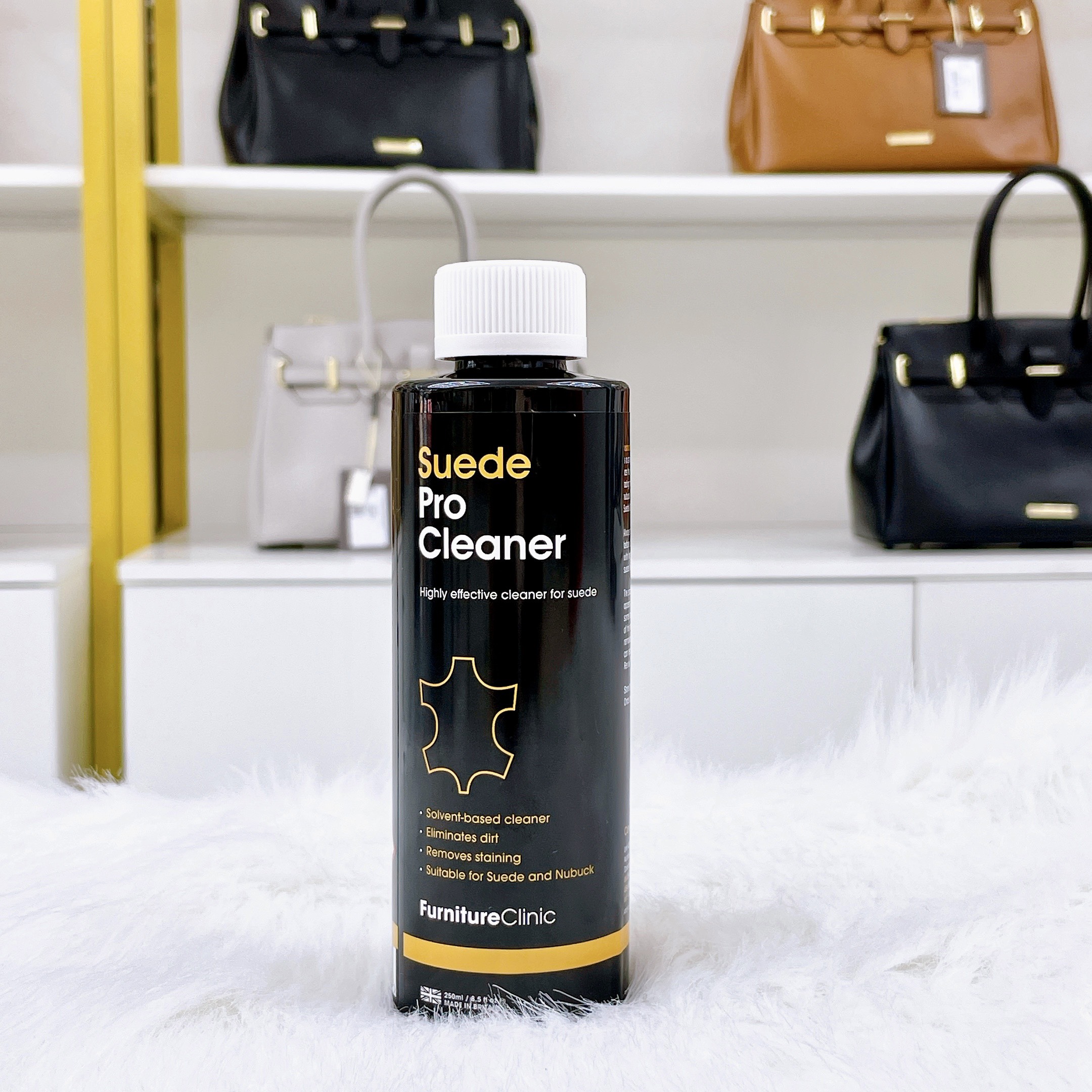 Dung dịch chuyên vệ sinh da lộn – Suede Pro Cleaner 250ml