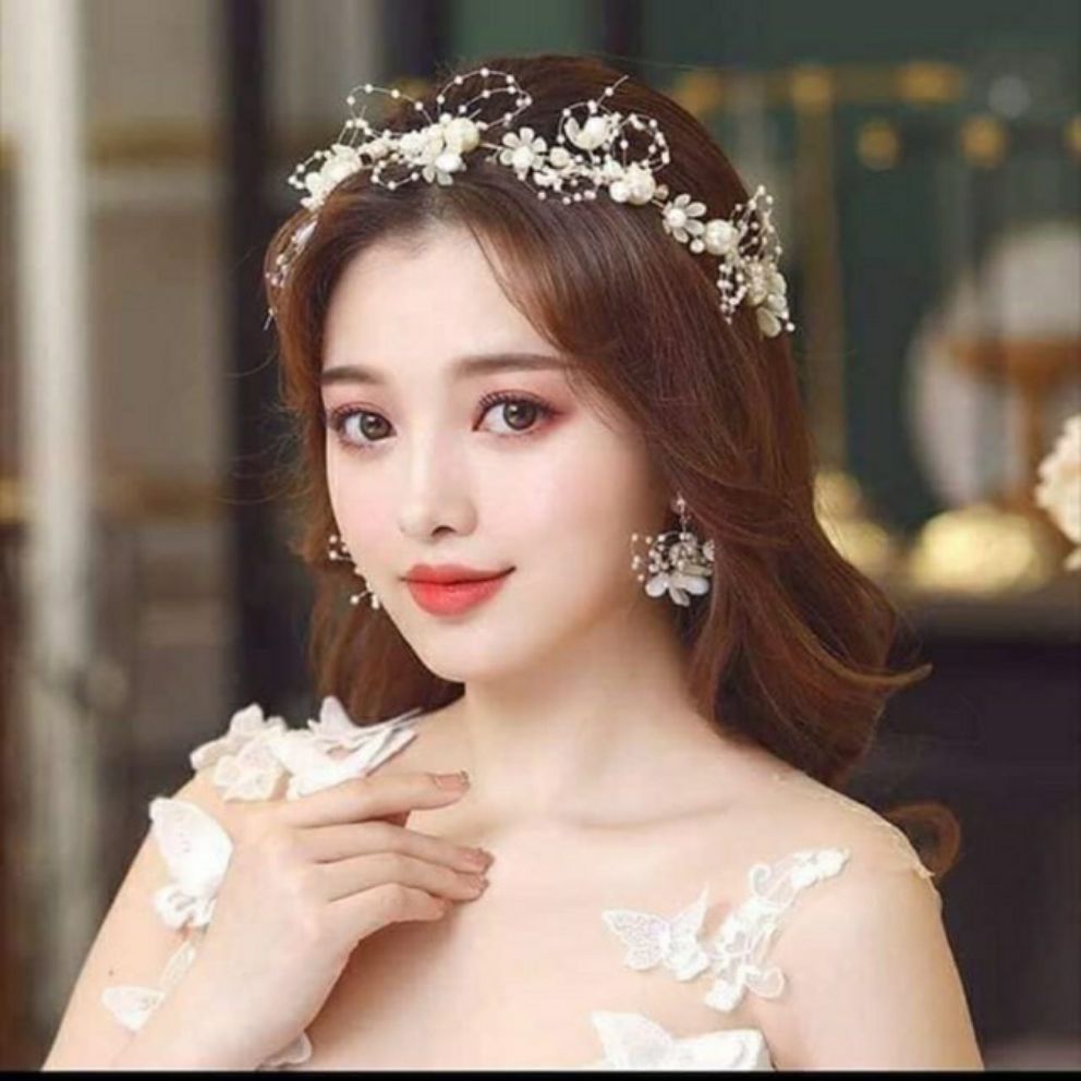 Bộ cài tóc  cô dâu