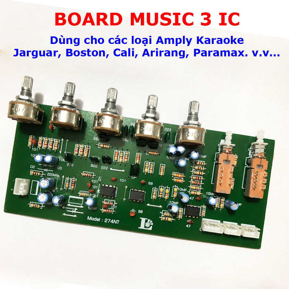 Karaoke pre music amplifier