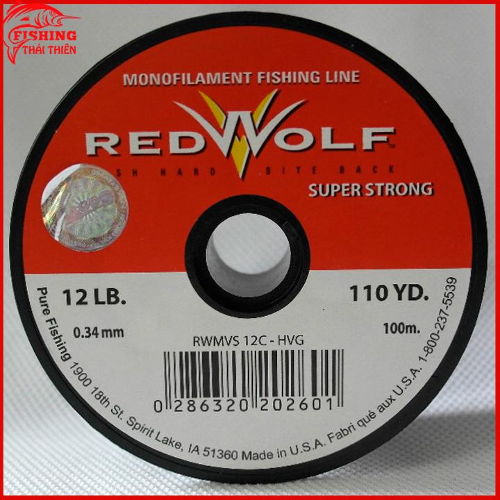 Dây cước câu cá Mỹ Redwolf