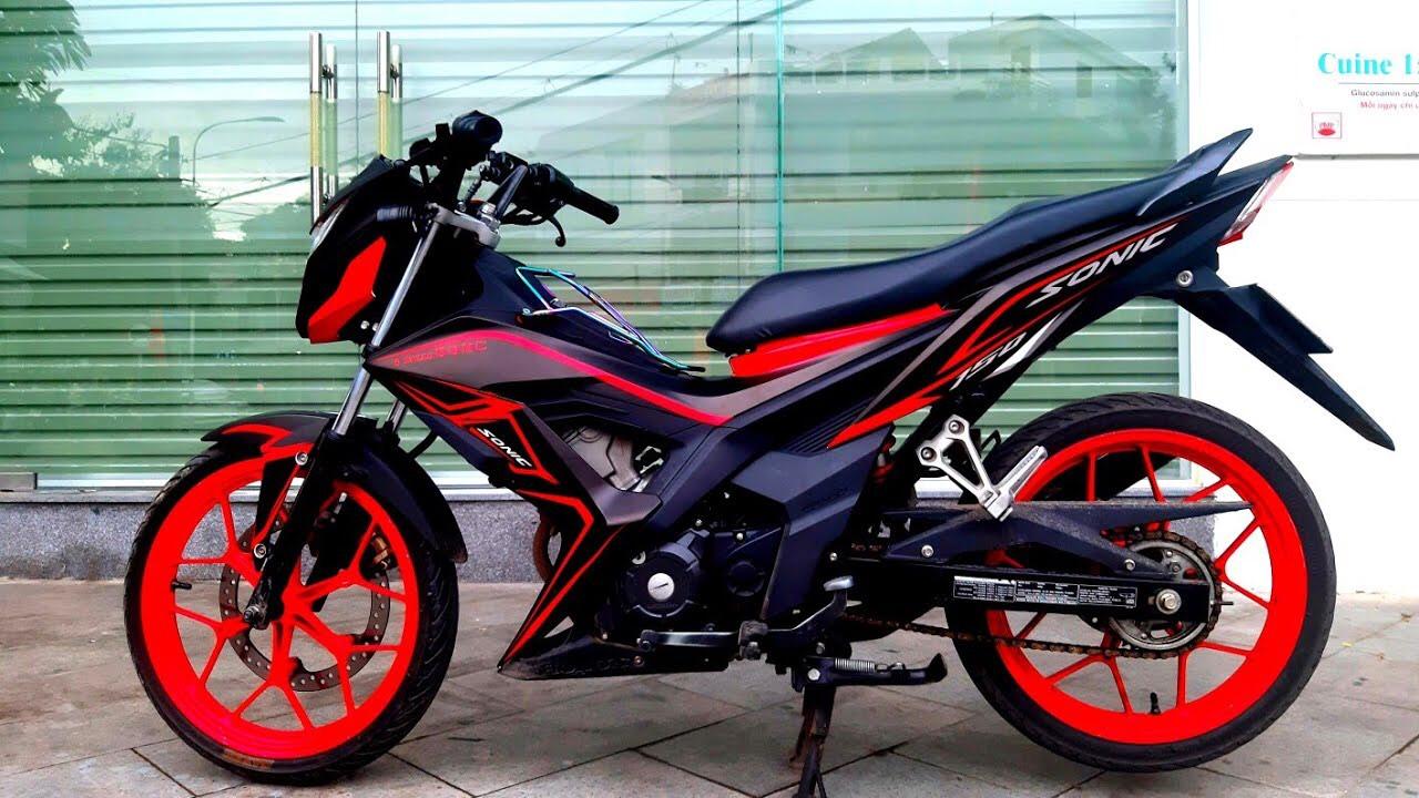 Tem Rời Honda Sonic 150 Đỏ Đen Nhám