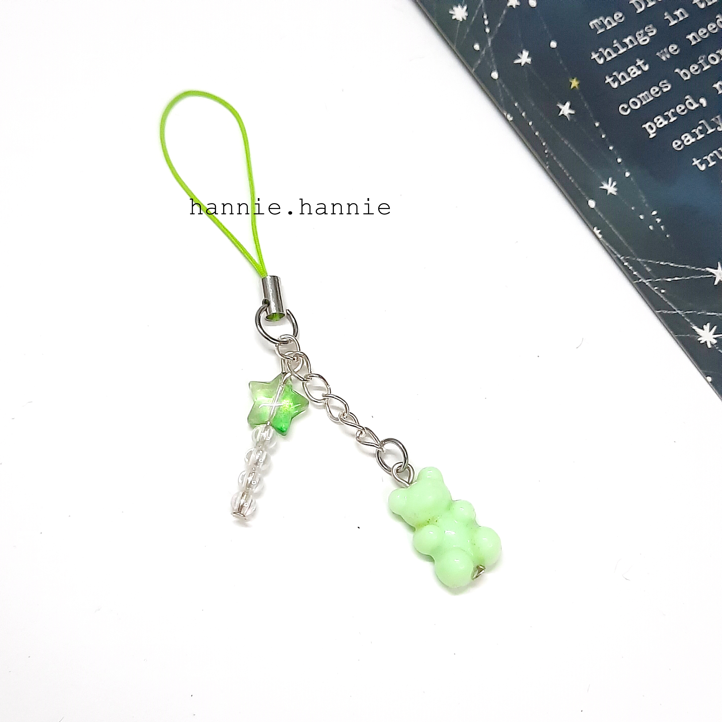 Đọc mô tả - GUMMY BEAR - Móc khóa gấu dây treo điện thoại, usb, máy ảnh, quà tặng handmade (Vàng/Cam/Tím/Hồng/Xanh biển/Xanh lá/Tím)
