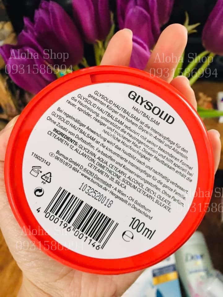 Kem Nẻ Gót Glysolid Hautbalsam, 100 ml