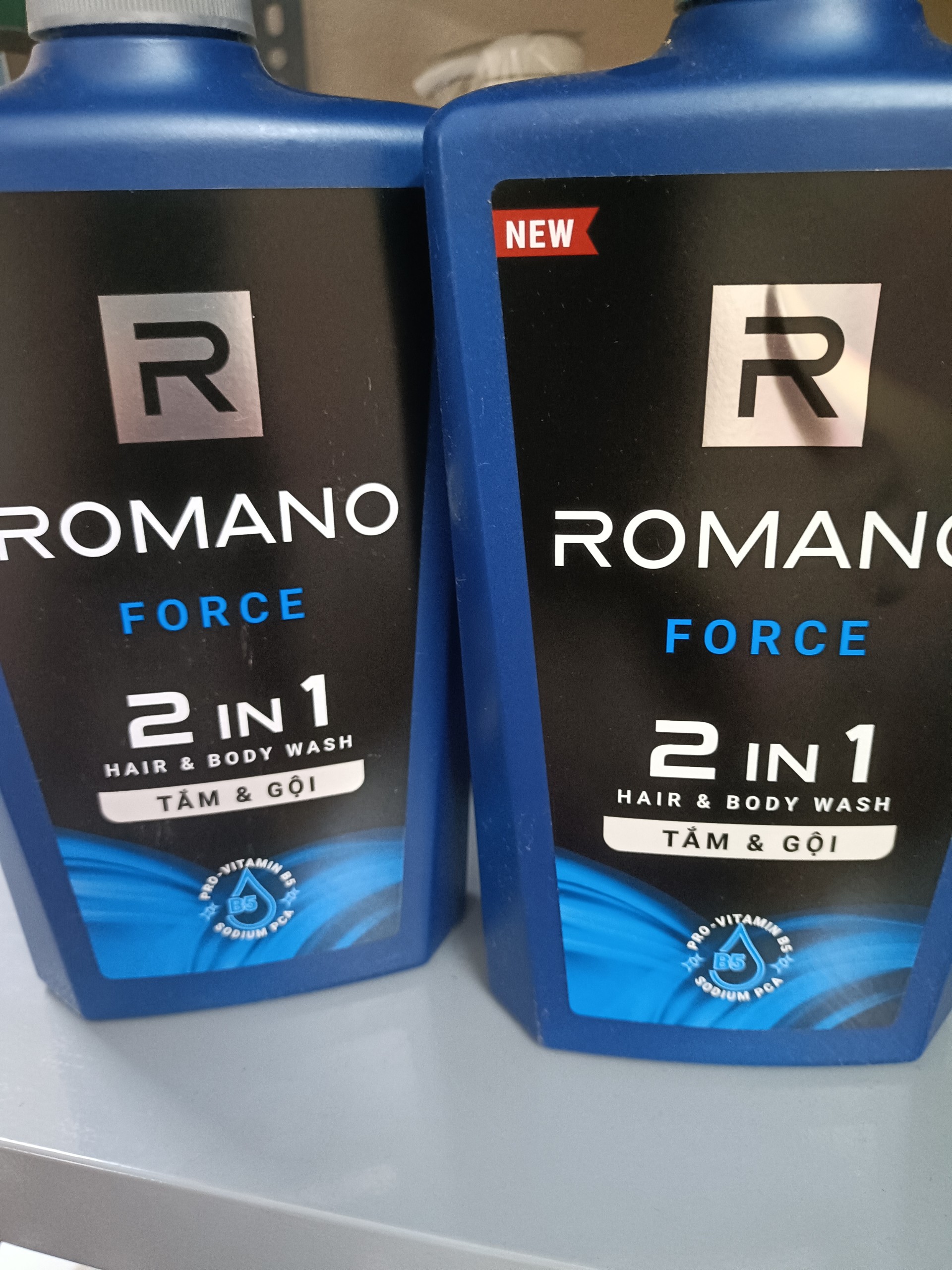 [HCM]Combo 2 chai tắm gội Romano Force 2in1  650g