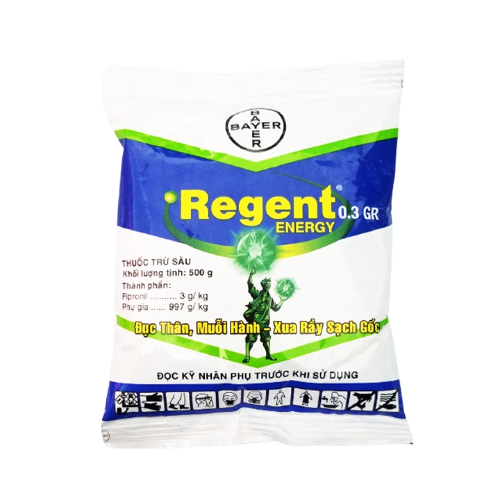 Thuốc trừ sâu Regent rải gốc diệt sâu đục thân, cuốn chiếu, muỗi hành gói 500g