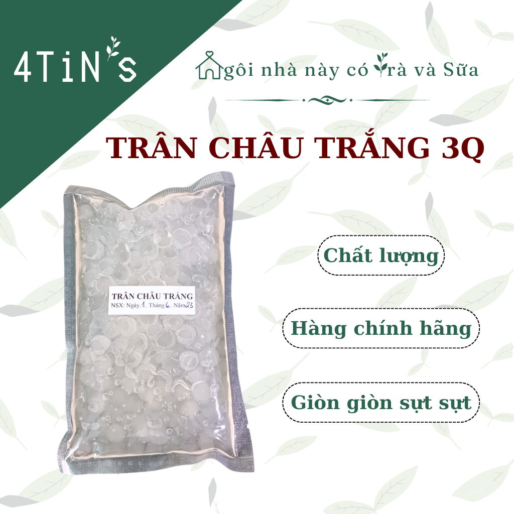 Trân Châu Trắng 3Q BIBI JELLY Chiết Lẻ