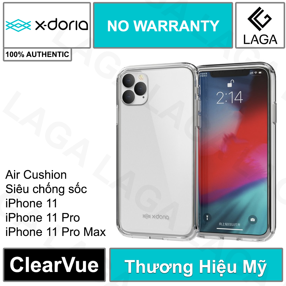 Ốp Lưng X-Doria ClearVue iPhone 12 / 12 Pro / 12 Pro Max / 11 / 11 Pro / 11 Pro Max | Siêu Chống Sốc | Siêu Bảo Vệ