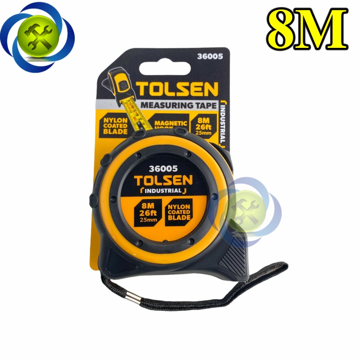Thước cuộn 8 mét tolsen 36005 kích thước 8m x 25mm