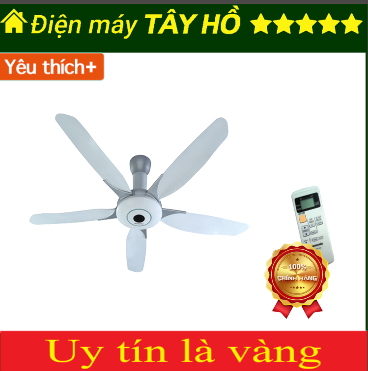 Quạt panasonic f-60wwk-s gắn trần 5 cánh