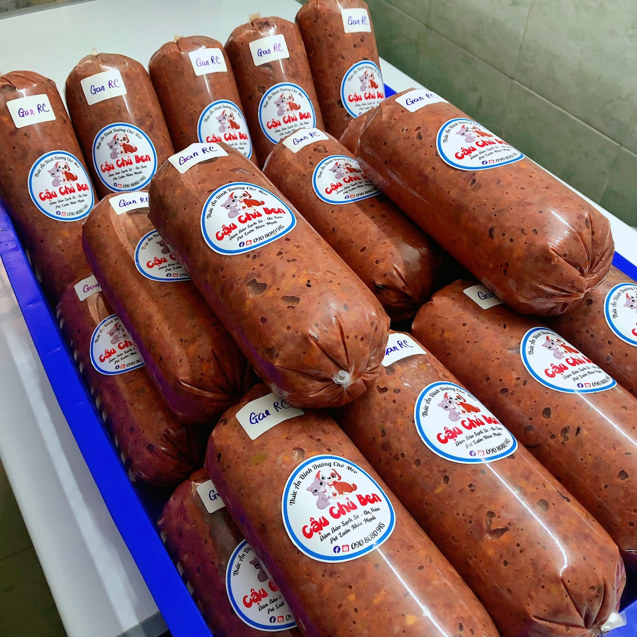 GAN GÀ XAY RAU CỦ - Chất béo và chất xơ