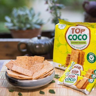 Bánh dừa nướng TOPCOCO vị đậu xanh
