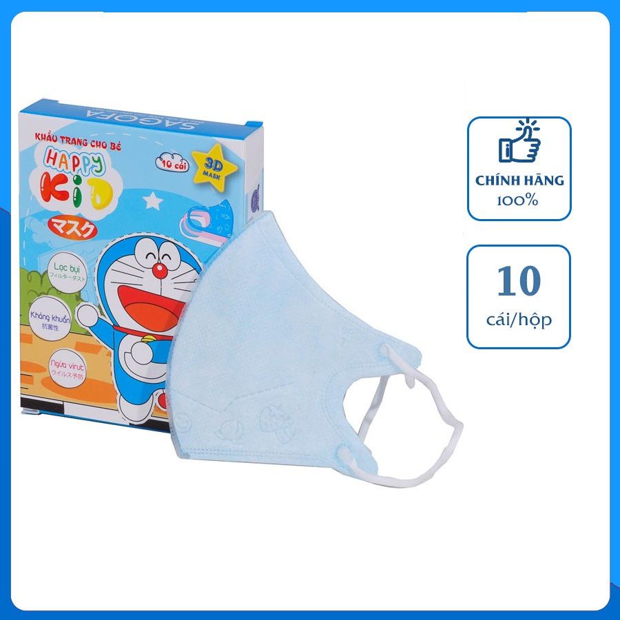 Khẩu Trang Y Tế Happykid Khẩu Trang Em Bé ( hộp 10 cái)