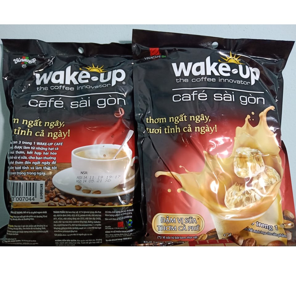 Cafe Wake-Up Sài Gòn bịch 24 gói