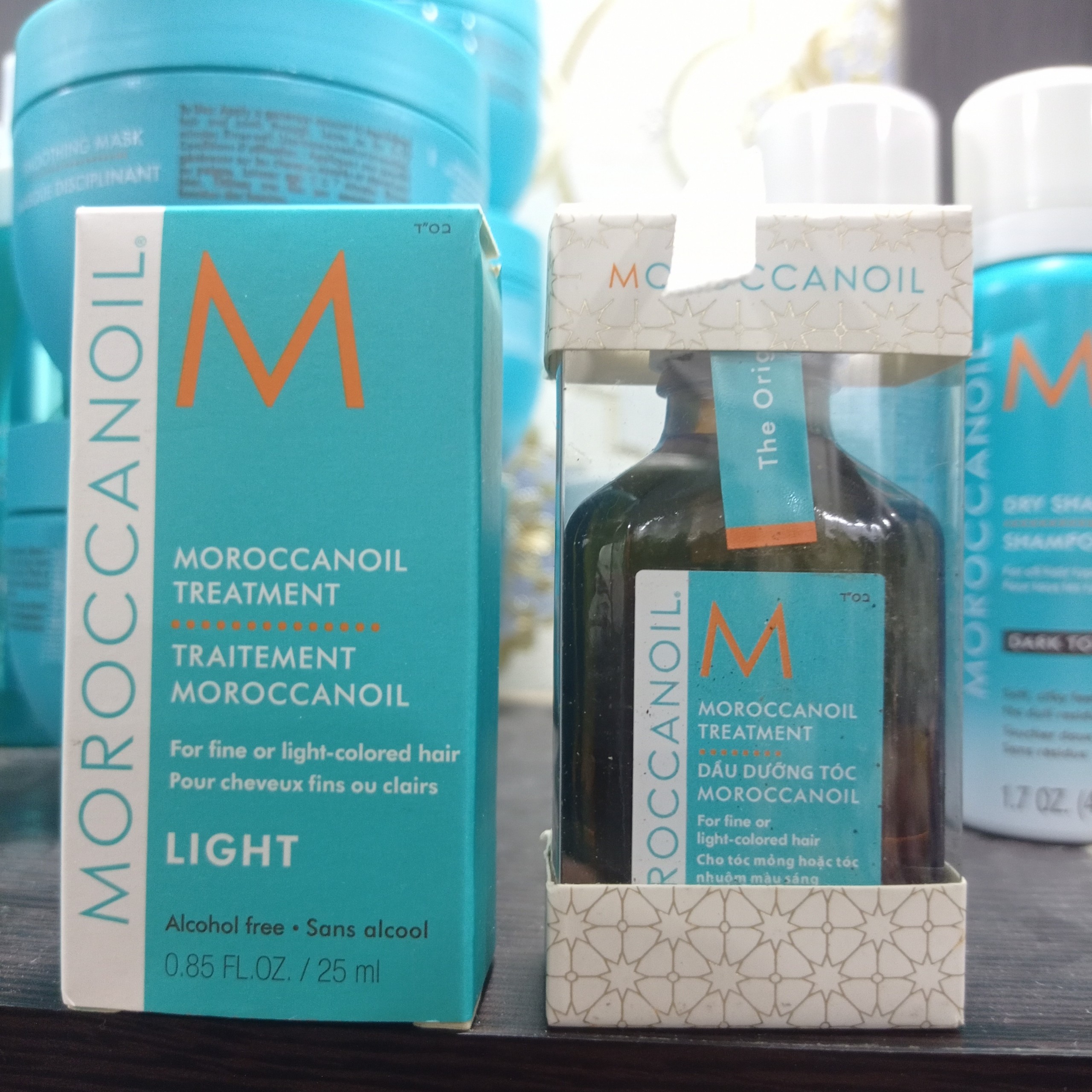 [HCM]Tinh dầu dưỡng tóc Moroccanoil Treatment Light 25ml