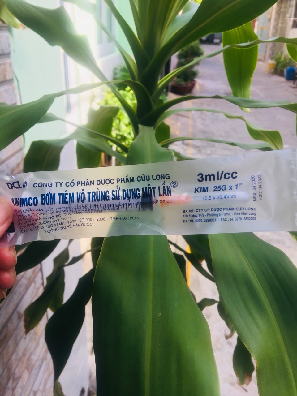 Kim Tiêm vô trùng 3CC Vikimco Hộp 100 cây