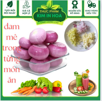 Hành Tím Khô Củ To Tròn Dễ Bóc Vỏ Thơm