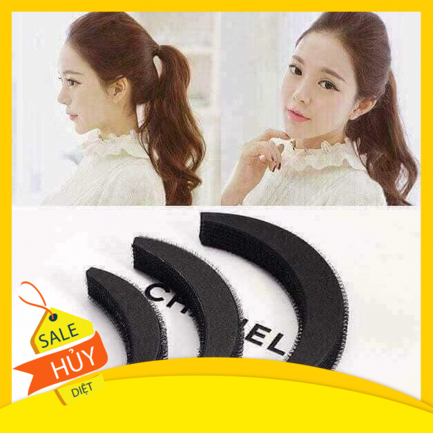 Combo 3 miếng đệm phồng tóc cao cấp - cách đơn giản để có mái tóc phồng đáng yêu - Dụng cụ làm tóc