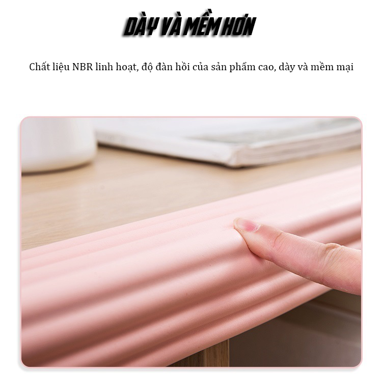 Miếng Dán Cao Su Bọc Cạnh Bàn Bảo Vệ Bé 8cm x 2m