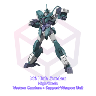 Mô hình Gundam HG 006A Veetwo Gundam + Support Weapon Unit 1 144 BDR 3GD thumbnail