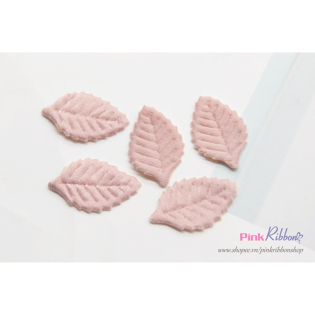 Set 5 cái - Lá lụa vải bóng cao cấp cỡ nhỏ