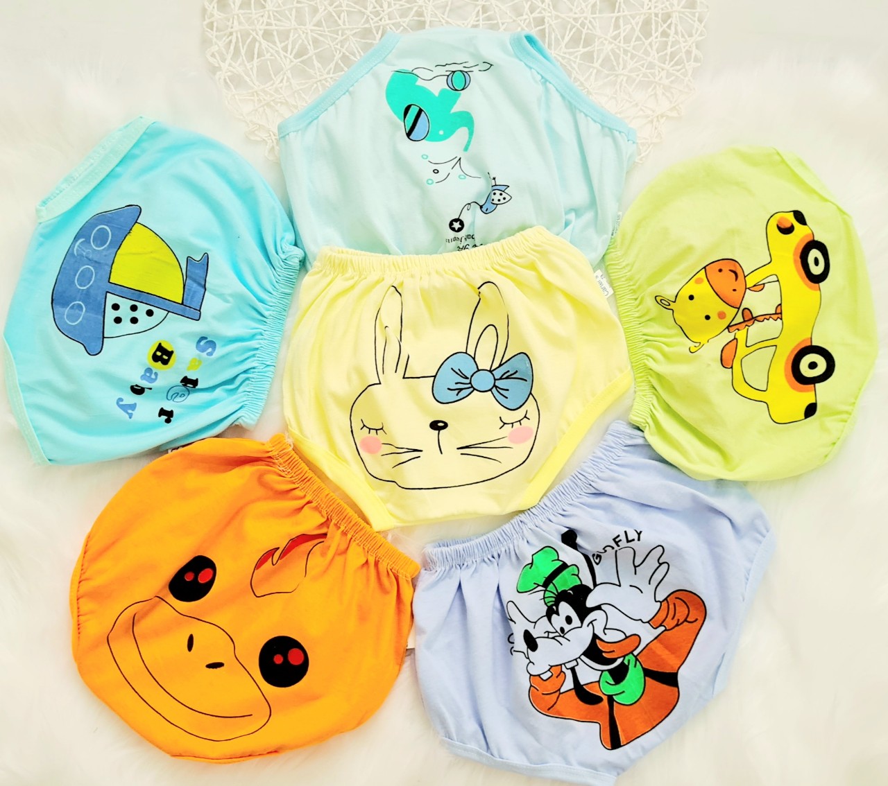 Combo 10 quần chip cho bé 4-18kg