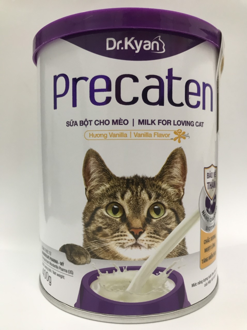 [HCM]Sữa mèo Precaten Lon thiếc 400g