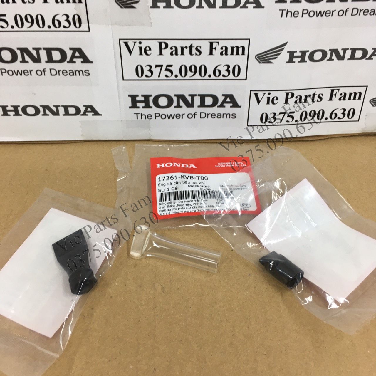 Combo 3 ống xả cặn xe ga Honda, hàng din Honda mới 100%