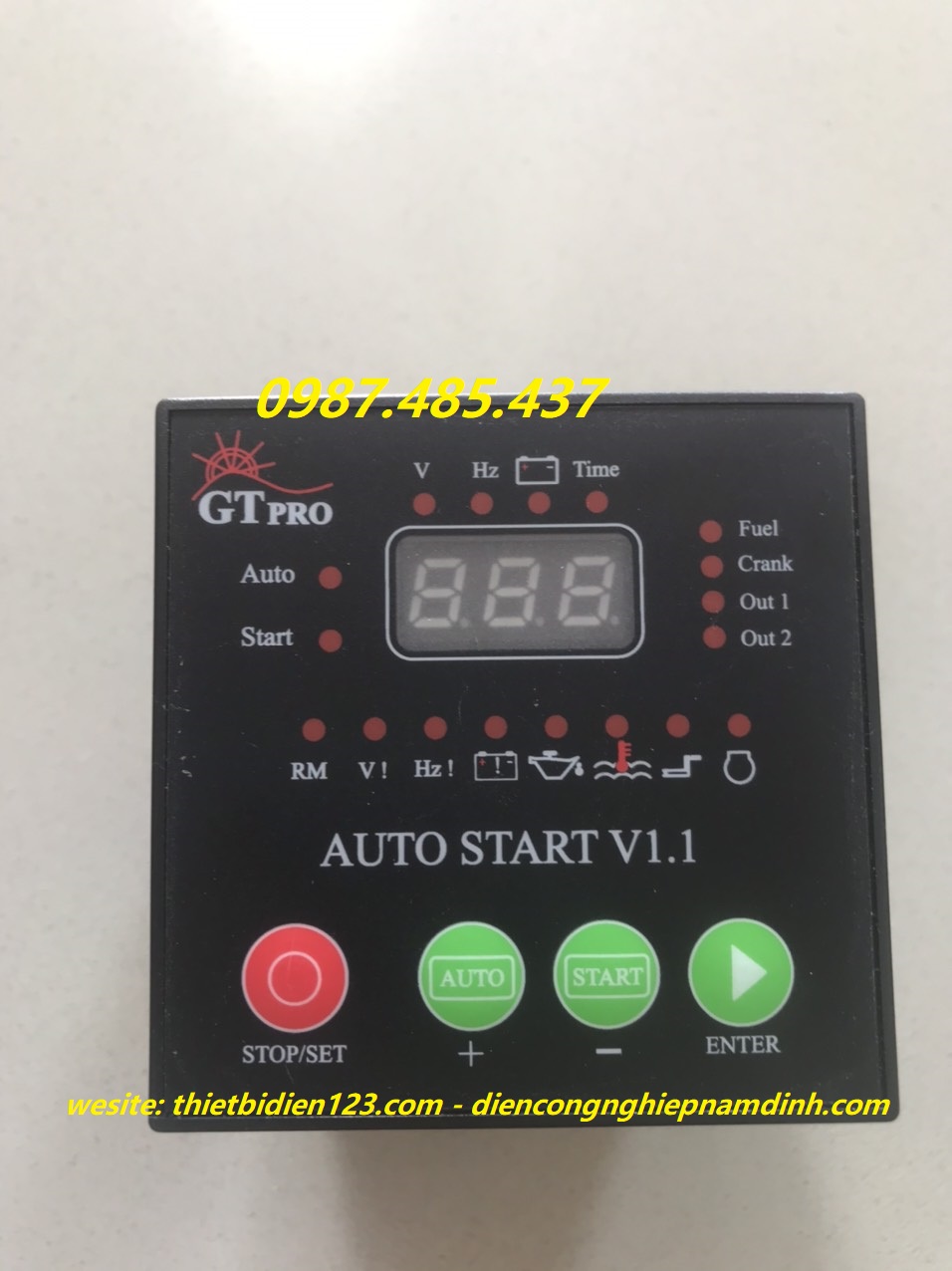 Bộ trợ đề máy phát điện - Bộ điều khiển  AUTO START V1.1
