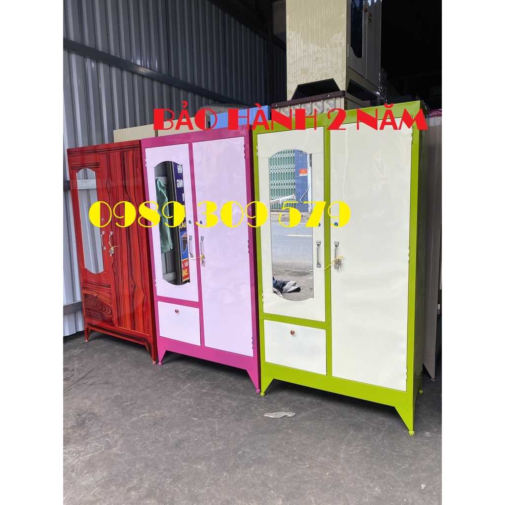 [HCM]TỦ SẮT 2 CỬA CAO 1M8 X NGANG 90CM  HCM